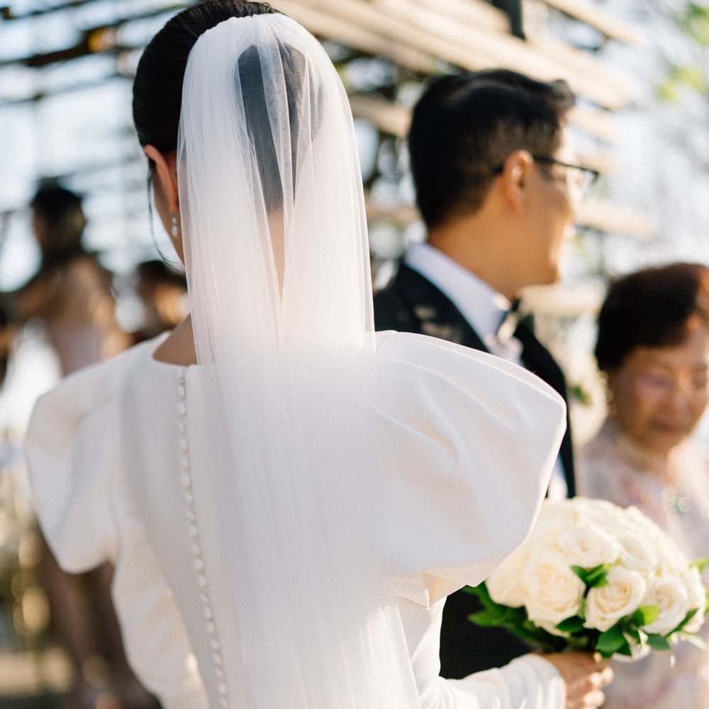 Soft Wedding Veil - Off White 12 ft cathedral length